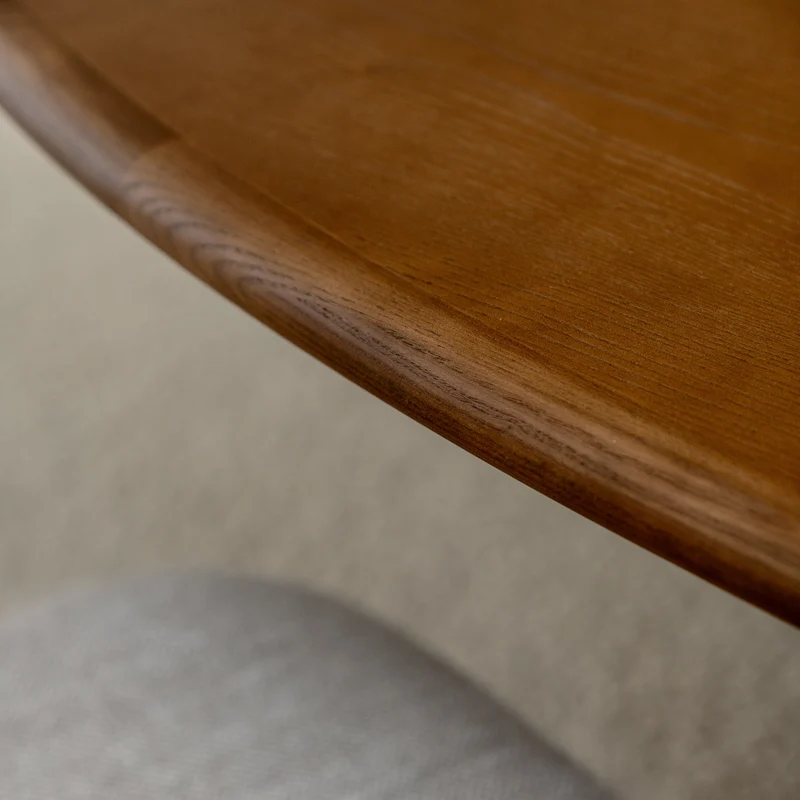 Houten organische eettafel - Anvers - 240 cm - Donkerwalnoot - Essenhout