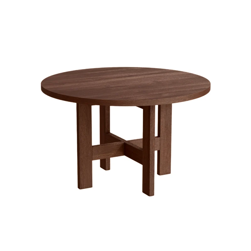 Victor - Ronde eettafel – Ø140 – Donkerwalnoot - Essenhout