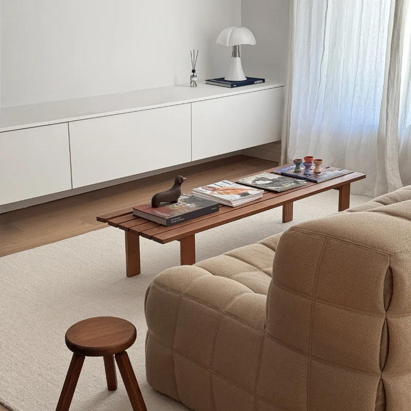 Salontafel Melanie - Essenhout - Donkerwalnoot - 140 cm