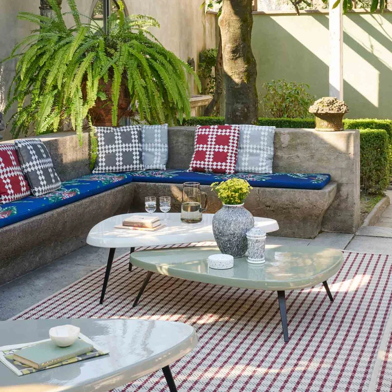 Outdoor Coffee Table MEXIQUE, designed by Charlotte Perriand for Cassina