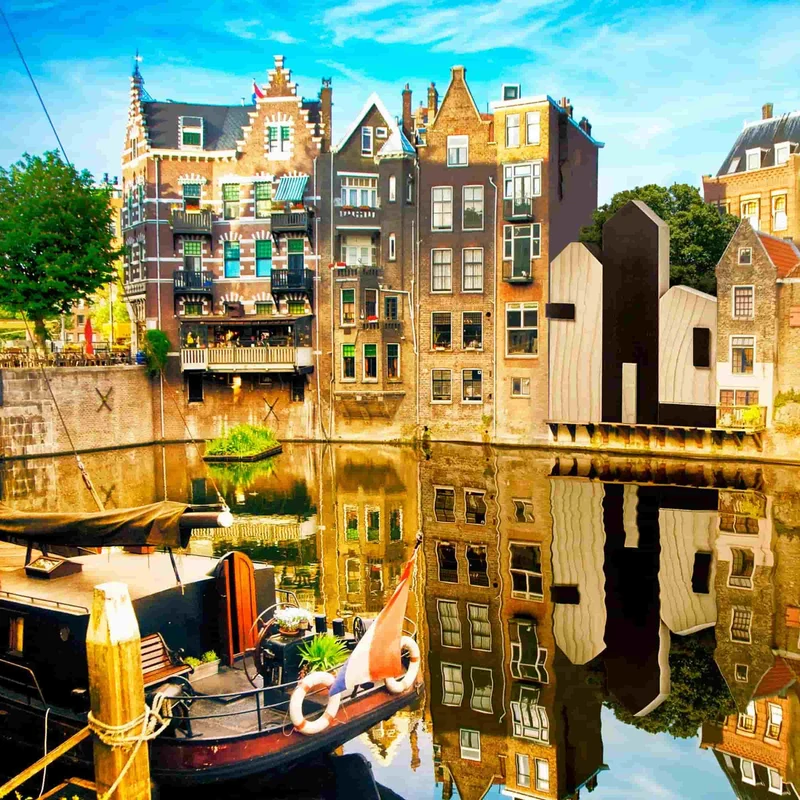 Cedar Wood Decorative Object CITIES ROTTERDAM by Authentic Design for Riva 1920