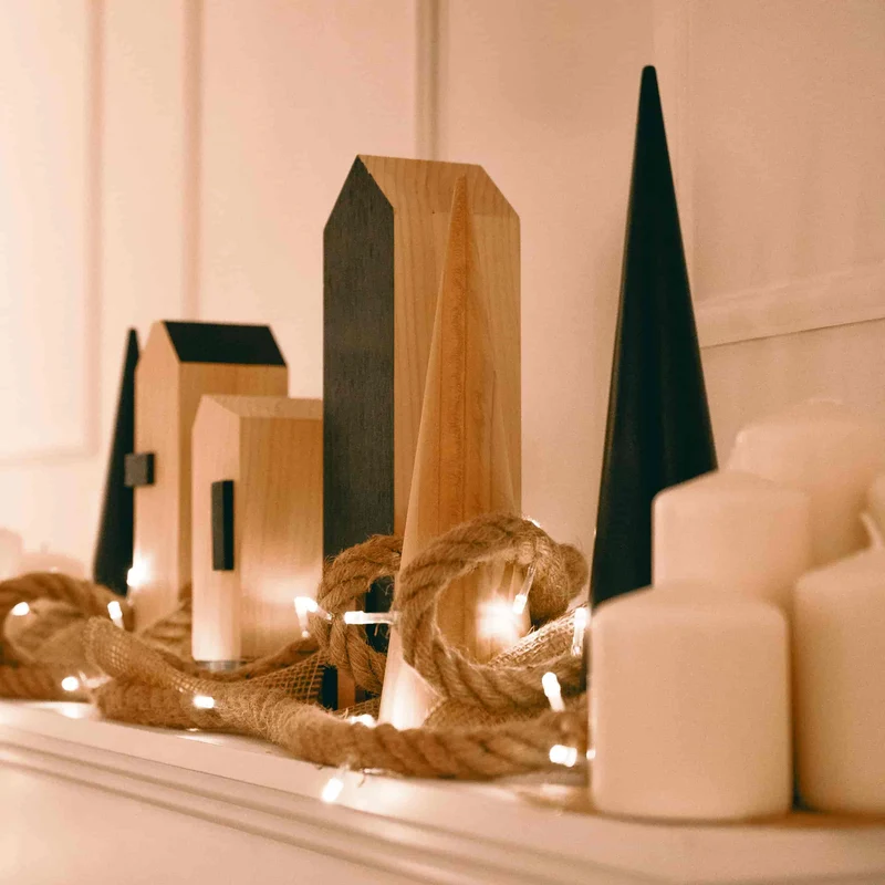 Cedar Wood Decorative Object CITIES ROTTERDAM by Authentic Design for Riva 1920