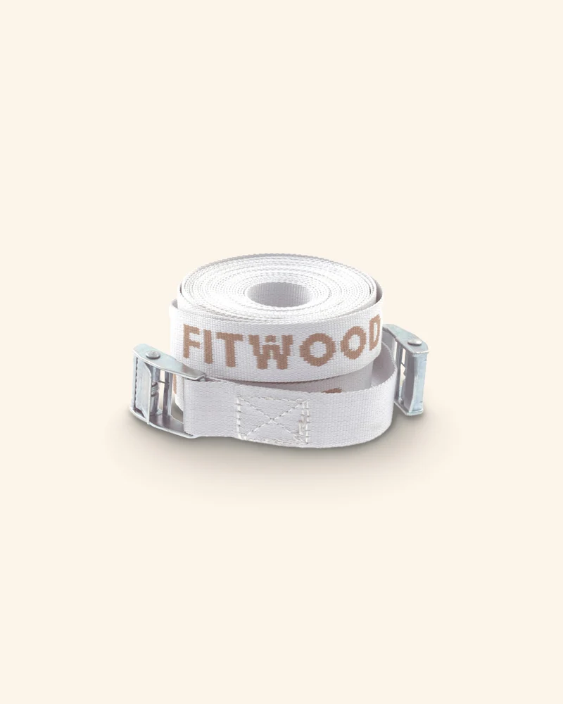 ULPU gym rings | birch - white straps