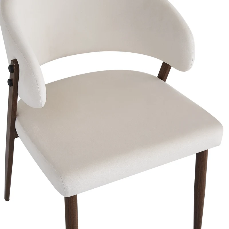 Chaise LAMIA effet noyer