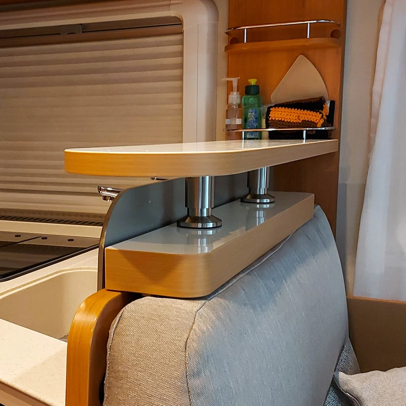 Tablette de rangement en 2 parties pour les modèles Hymer SL et GL