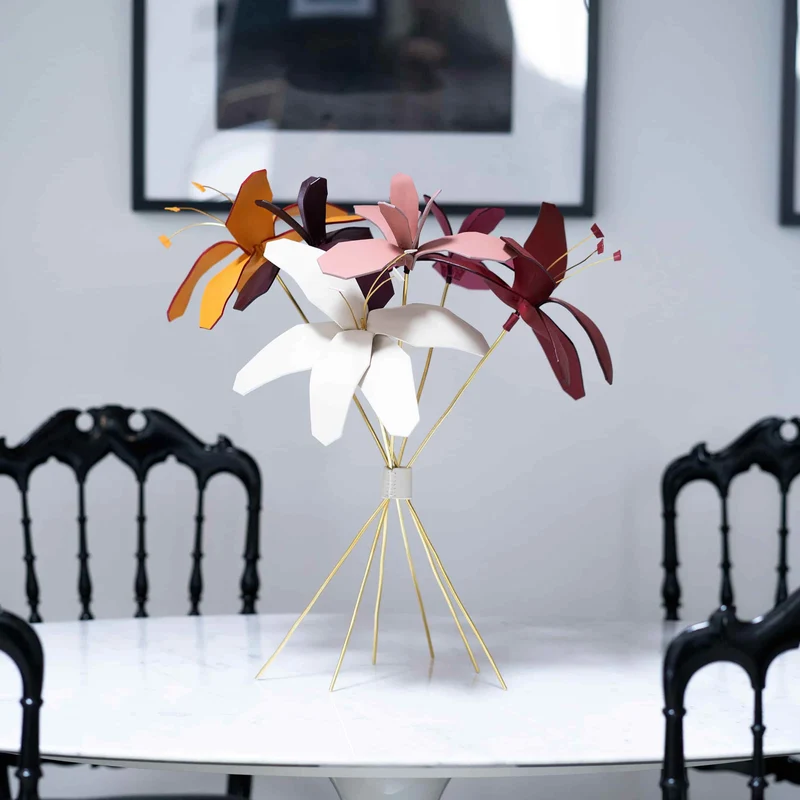 Leather Decorative Object ÈDEN by MARCO Atelier