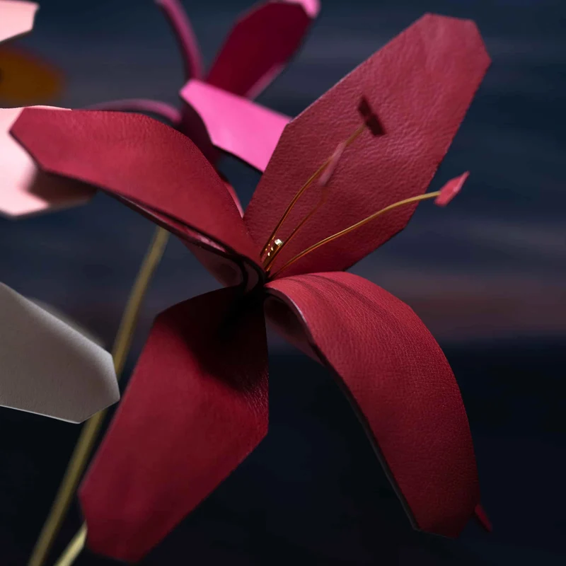 Leather Decorative Object ÈDEN by MARCO Atelier