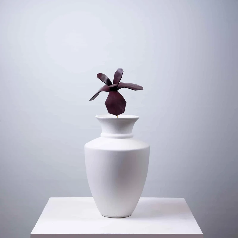 Leather Decorative Object ÈDEN by MARCO Atelier