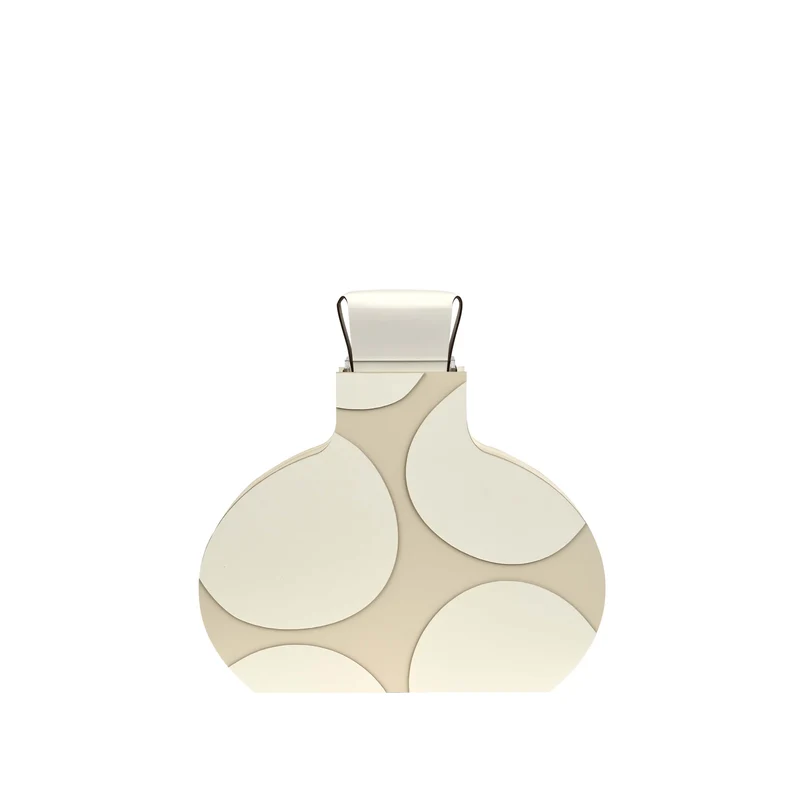 Leather Decorative Object VASE OTTO GRAPHIC by Gianpaolo Venier for ADJ STYLE