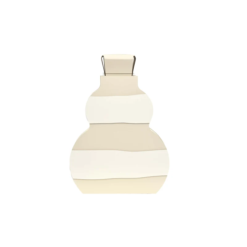 Leather Decorative Object VASE OTTO GRAPHIC by Gianpaolo Venier for ADJ STYLE