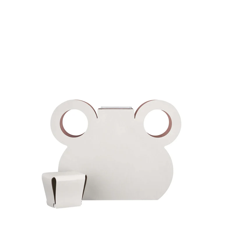 Leather Decorative Object VASE OTTO by Gianpaolo Venier for ADJ STYLE