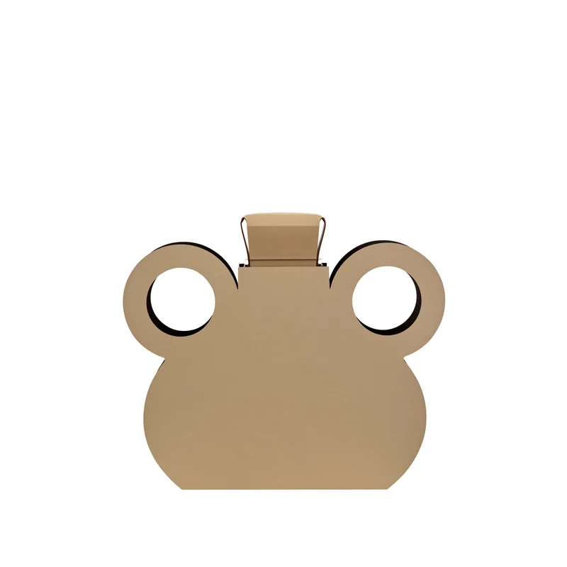 Leather Decorative Object VASE OTTO by Gianpaolo Venier for ADJ STYLE