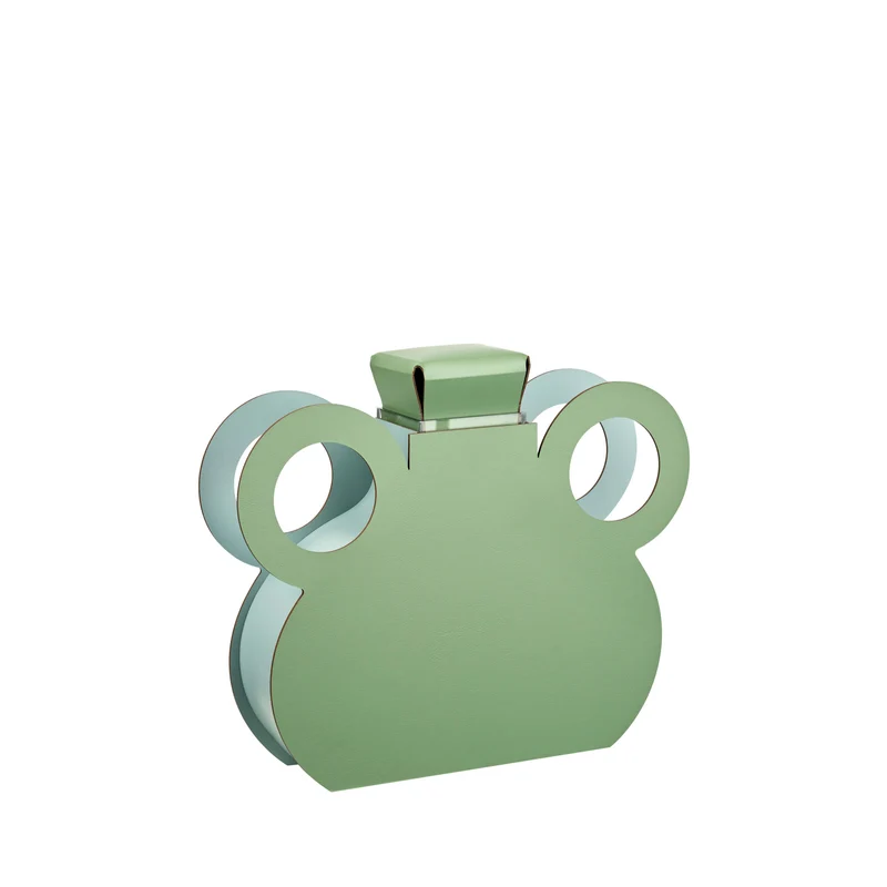 Leather Decorative Object VASE OTTO by Gianpaolo Venier for ADJ STYLE