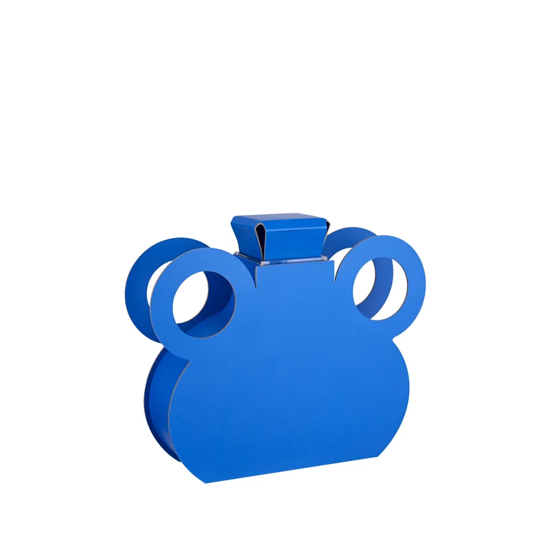 Leather Decorative Object VASE OTTO by Gianpaolo Venier for ADJ STYLE