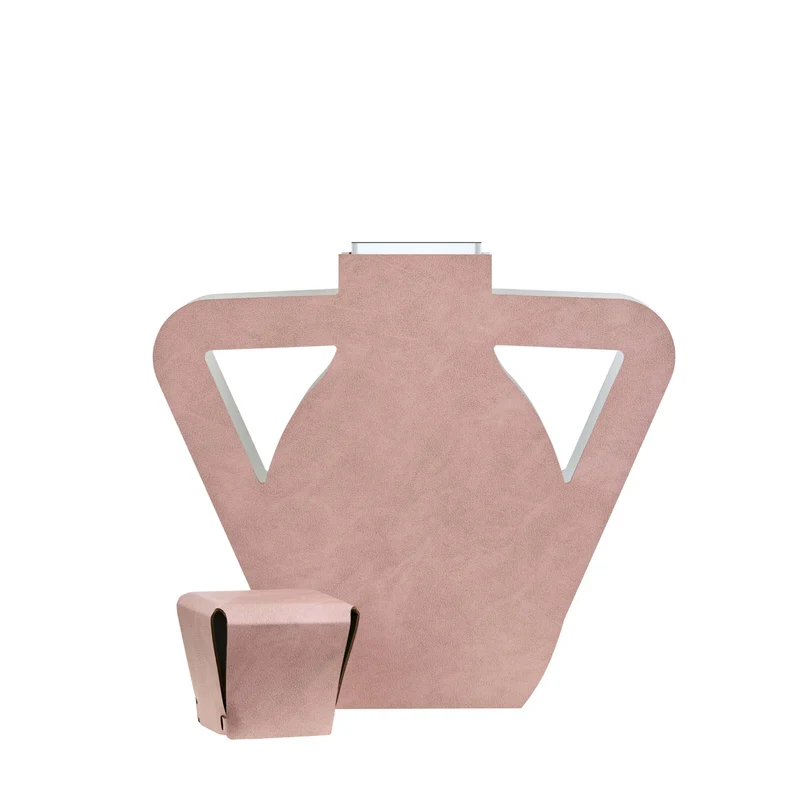 Leather Decorative Object VASE OTTO by Gianpaolo Venier for ADJ STYLE