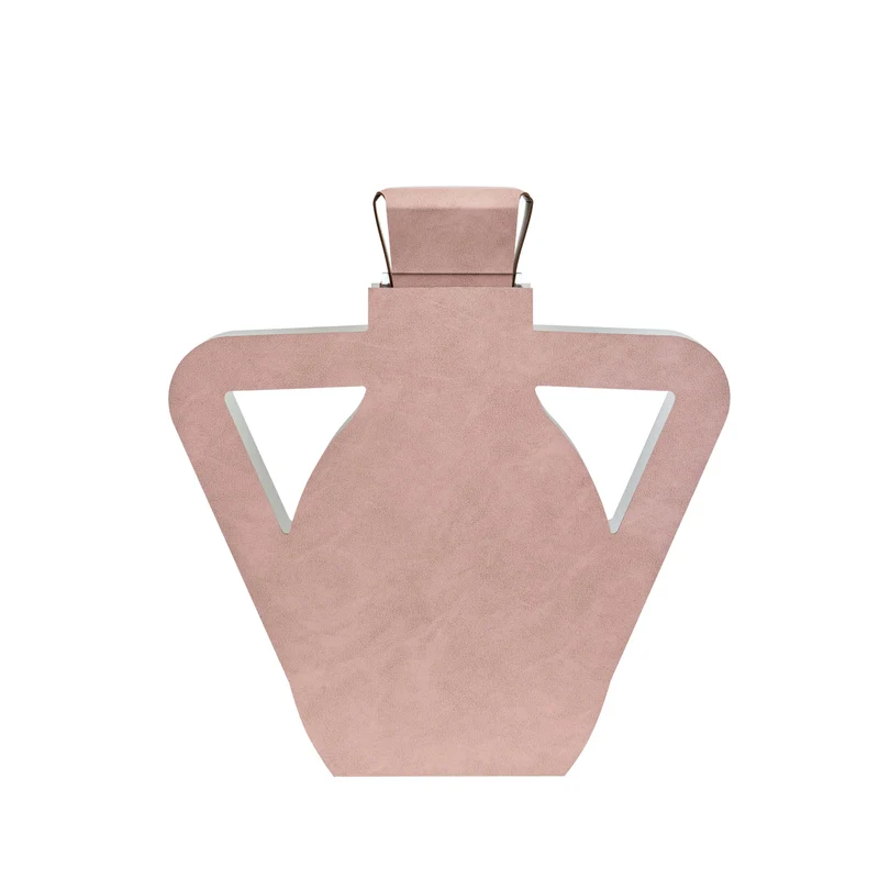 Leather Decorative Object VASE OTTO by Gianpaolo Venier for ADJ STYLE