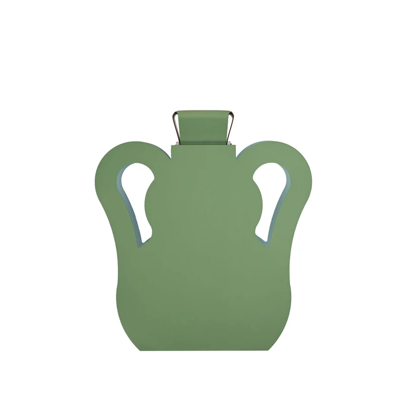 Leather Decorative Object VASE OTTO by Gianpaolo Venier for ADJ STYLE