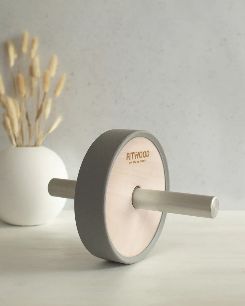 KIVI exercise wheel | birch - grey