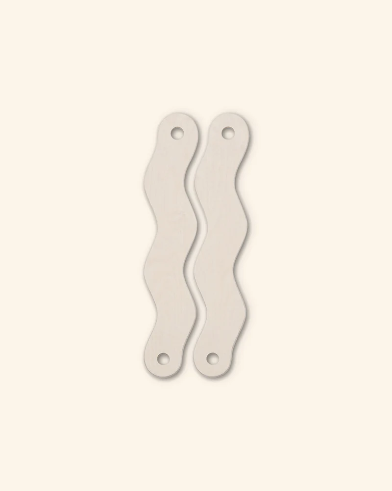 POLKU separate | long curly | birch
