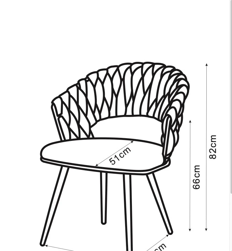 Chaise CAROLINA noir
