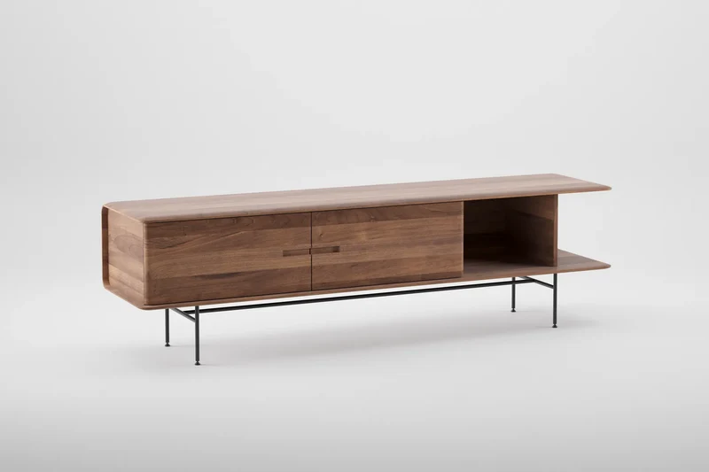 Leno Sideboard with Metal Legs