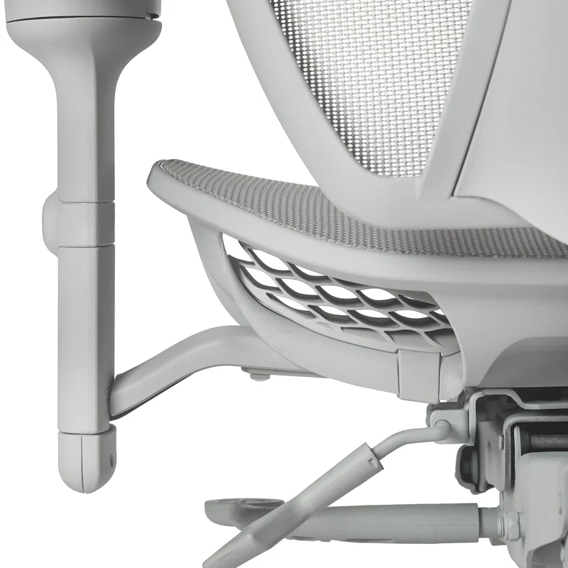 Chaise ergonomique tout maille avec appui-tête - Bâti gris clair, tCentric Hybrid Mesh