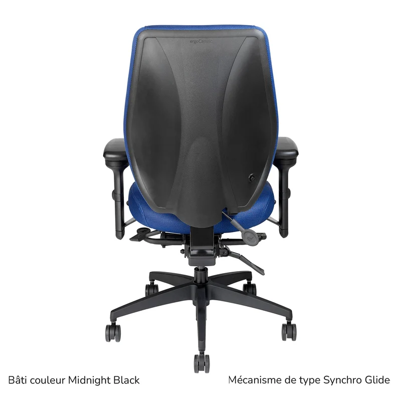 Chaise de bureau - Bâti gris clair, tCentric Hybrid