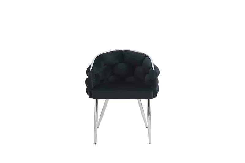 Chaise BALLON argenté