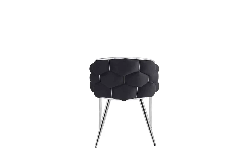 Chaise BALLON argenté