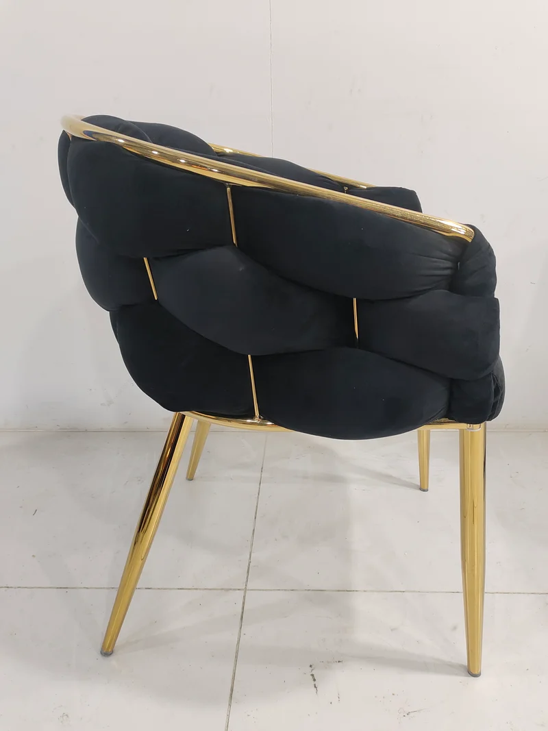 Chaise BALLON doré