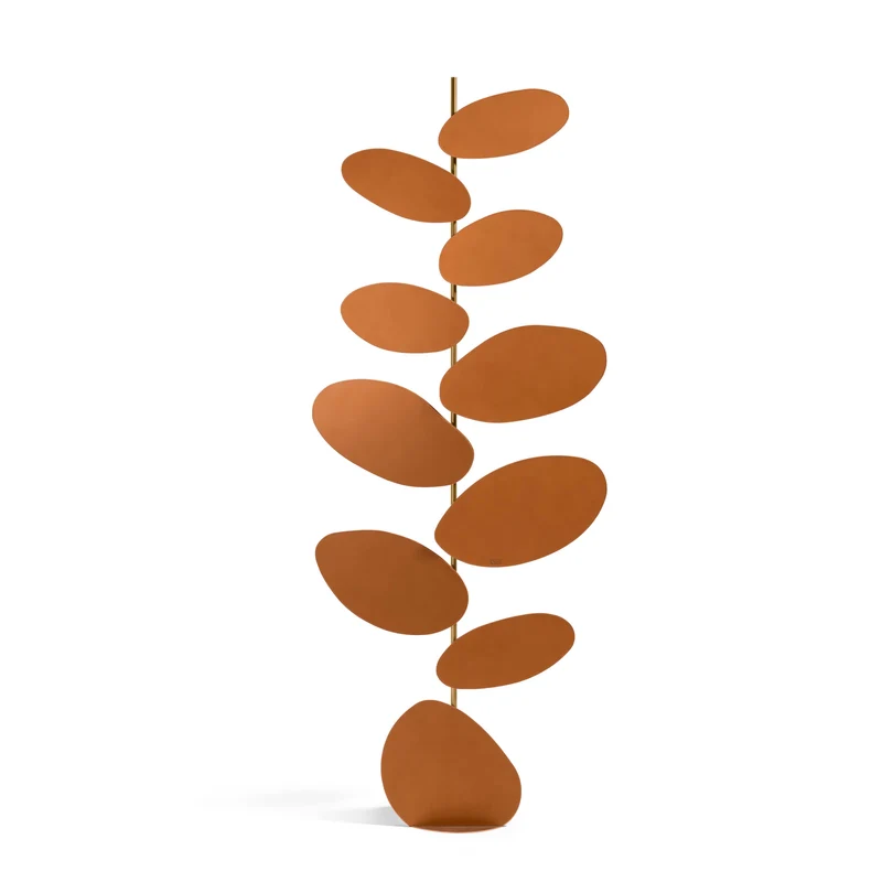 Brass Floor Lamp FOLIAGE by Six N. Five for Poltrona Frau