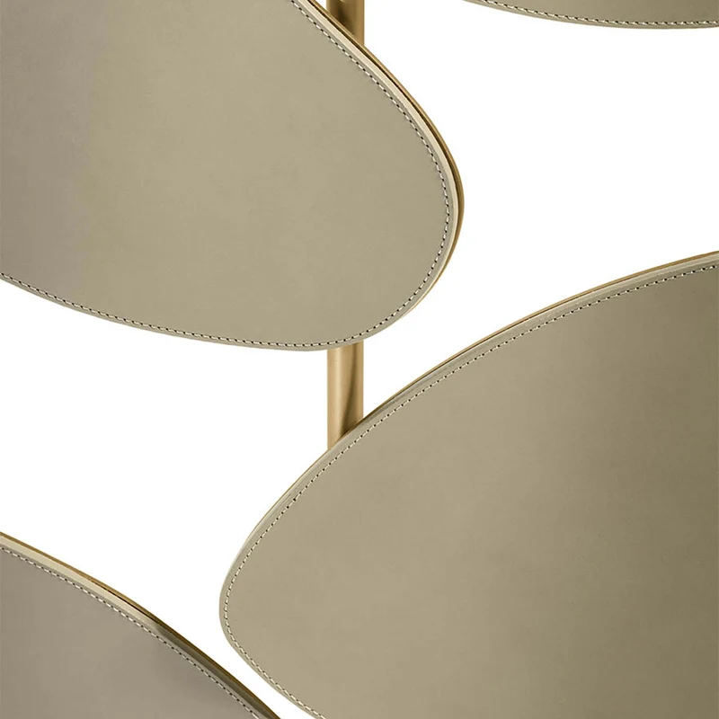 Brass Floor Lamp FOLIAGE by Six N. Five for Poltrona Frau
