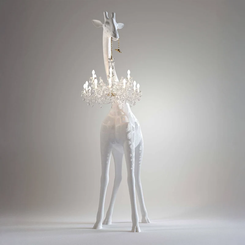 Floor Lamp GIRAFFE IN LOVE XL by Marcantonio for Qeeboo