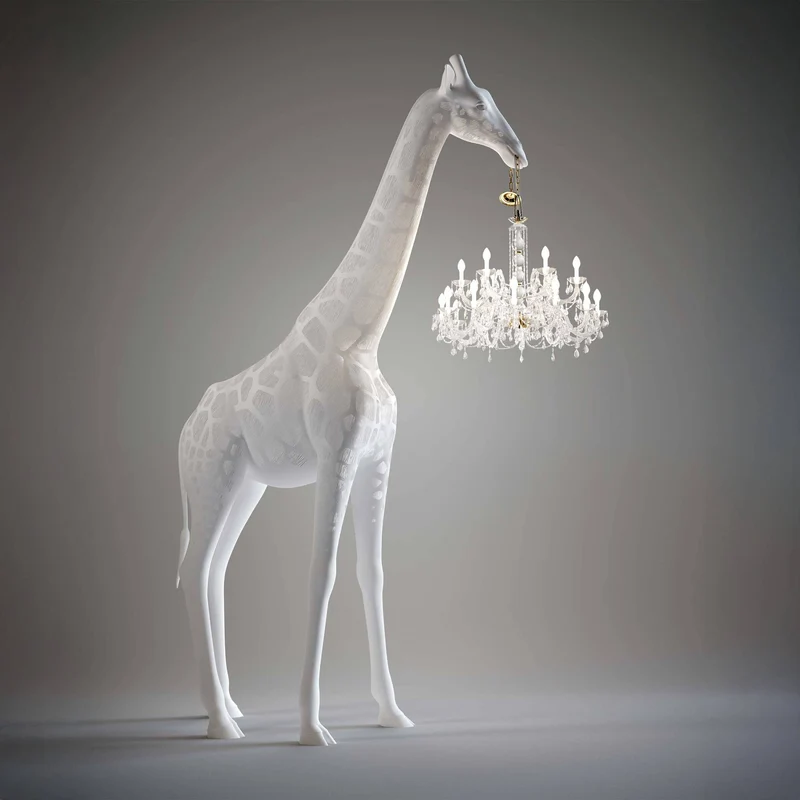 Floor Lamp GIRAFFE IN LOVE XL by Marcantonio for Qeeboo