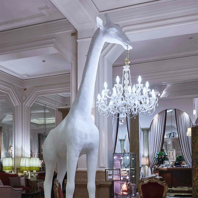 Floor Lamp GIRAFFE IN LOVE XL by Marcantonio for Qeeboo