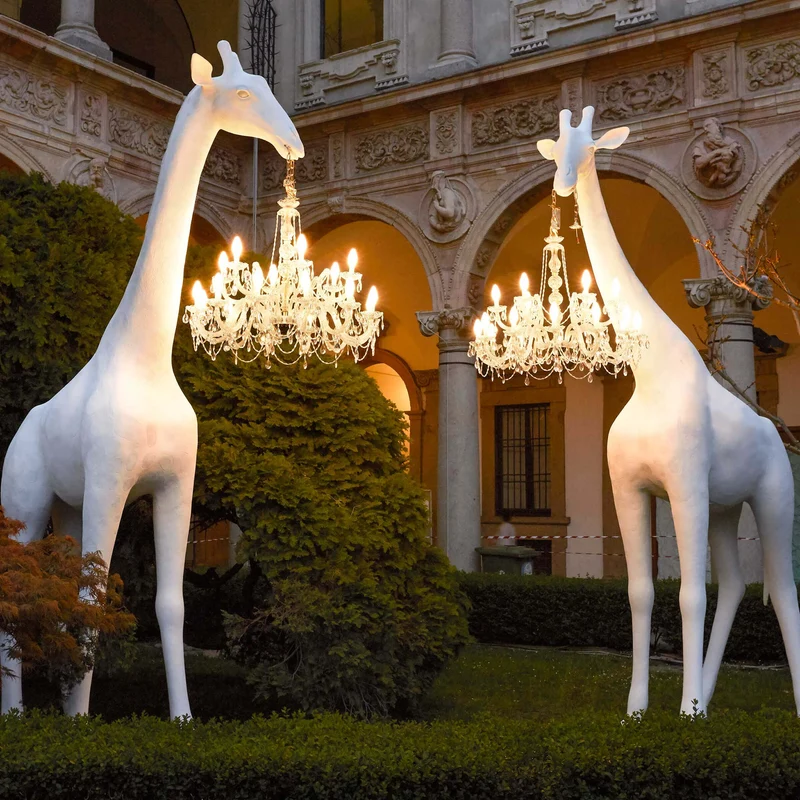 Floor Lamp GIRAFFE IN LOVE XL by Marcantonio for Qeeboo