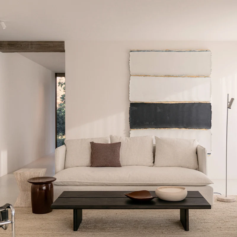 Salontafel Arlen - Essenhout - 160 cm - Smokehout kleur