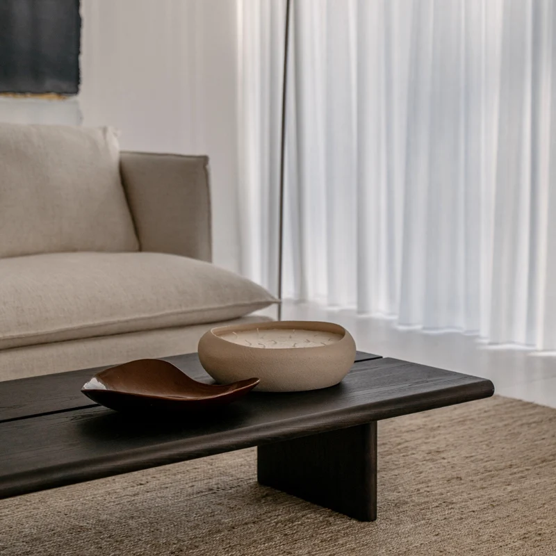 Salontafel Arlen - Essenhout - 160 cm - Smokehout kleur