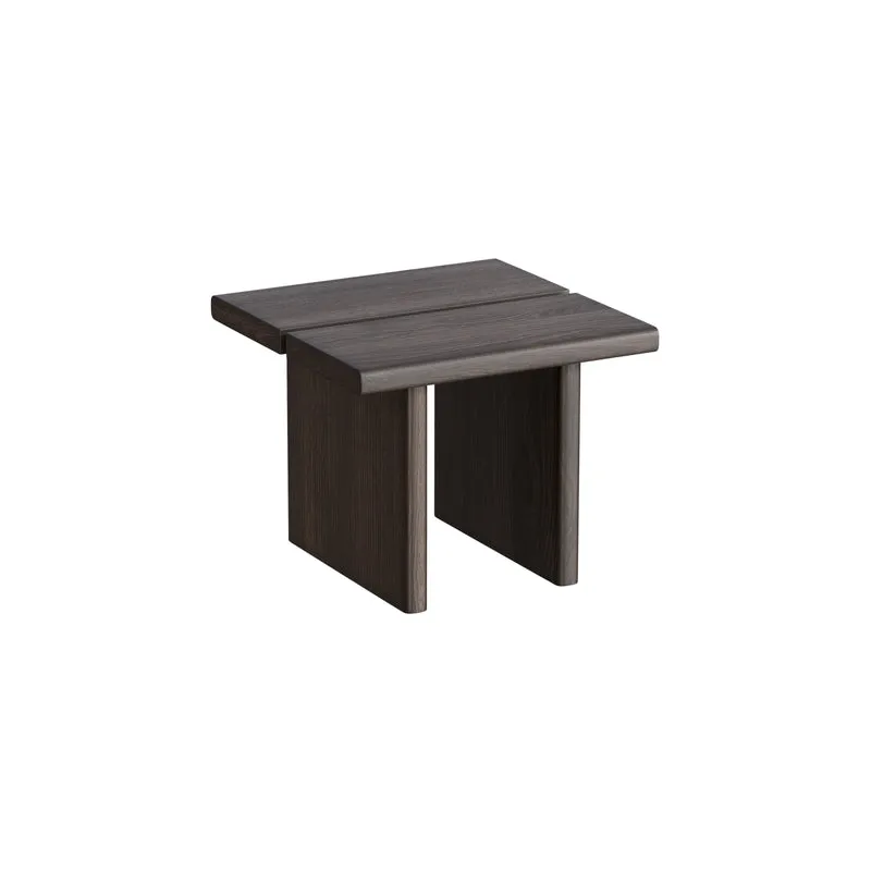 Bijzettafel Arlen - Essenhout - 50 cm - Smokehout kleur