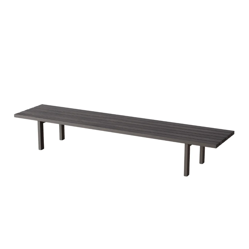 Bank Melanie - Essenhout - Smoke hout kleur - 200 cm