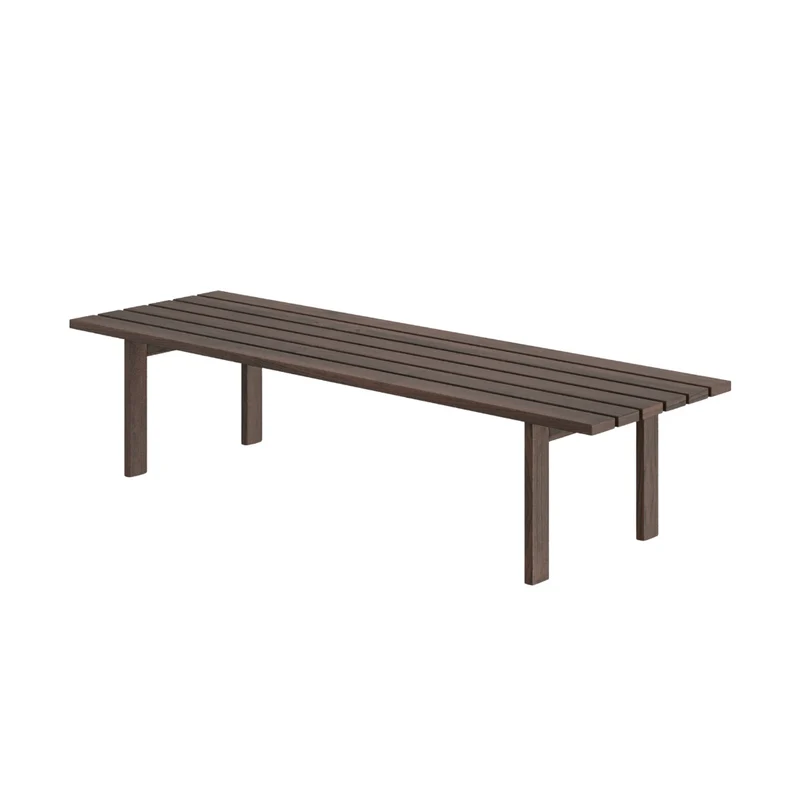Salontafel Melanie - Essenhout - Smoke hout kleur - 140 cm