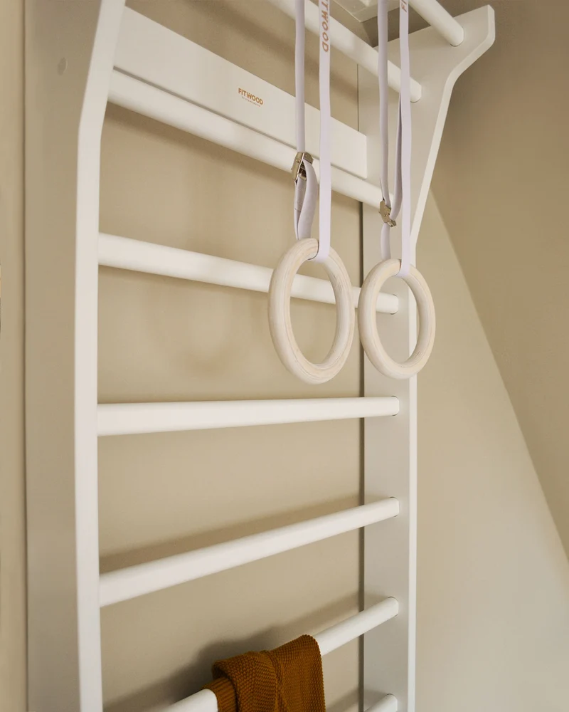 ULPU MINI gym rings | white waxed