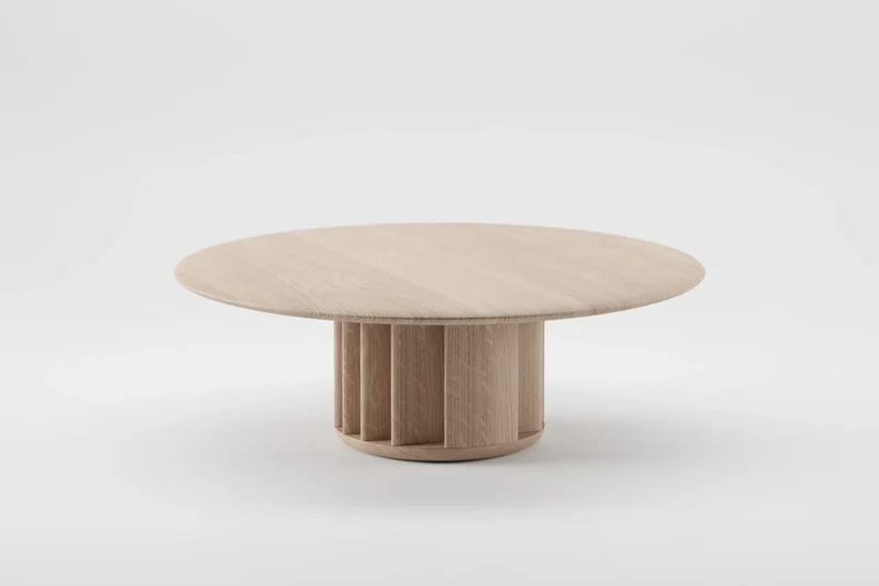 Grid Coffee Table - Solid Top