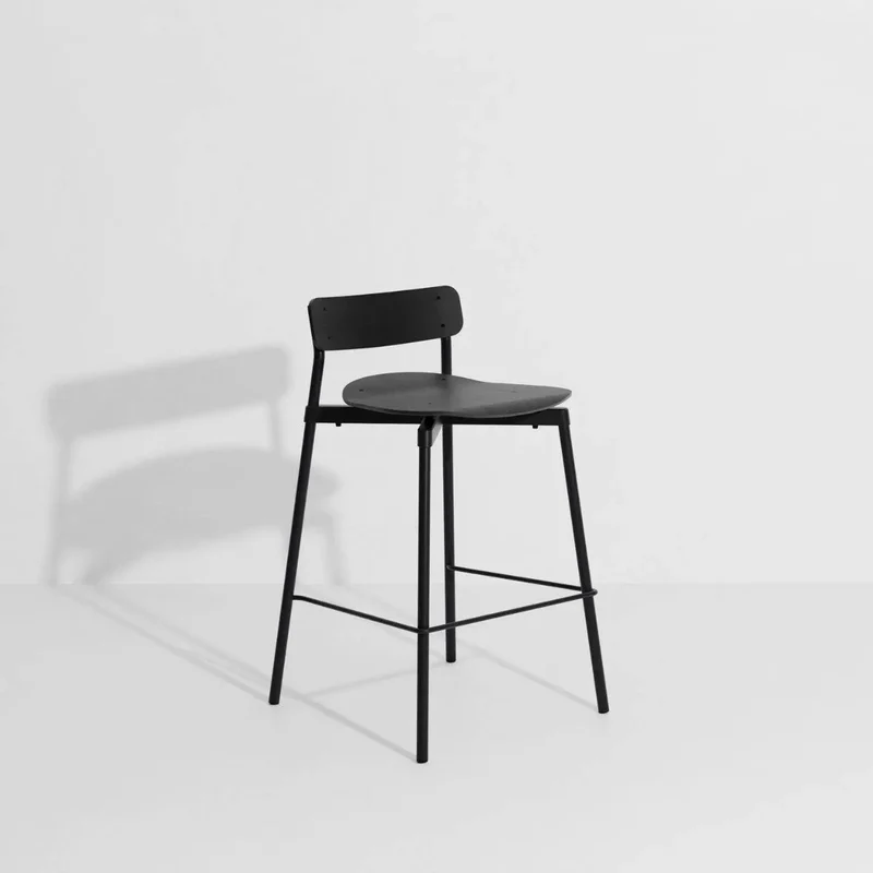 Fromme Wood High Stool 65cm