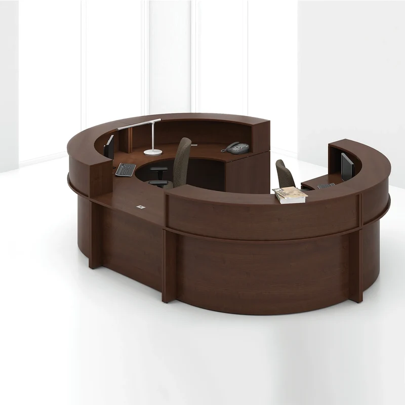 Bureau de réception arrondi Morpheo
