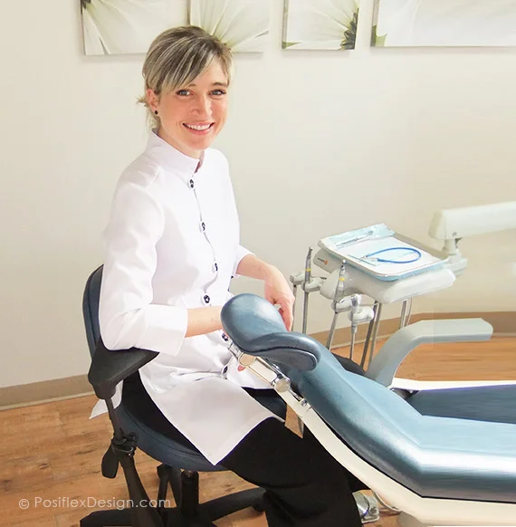 Chaise d'opérateur avec appuis-coude mobiles Posiflex