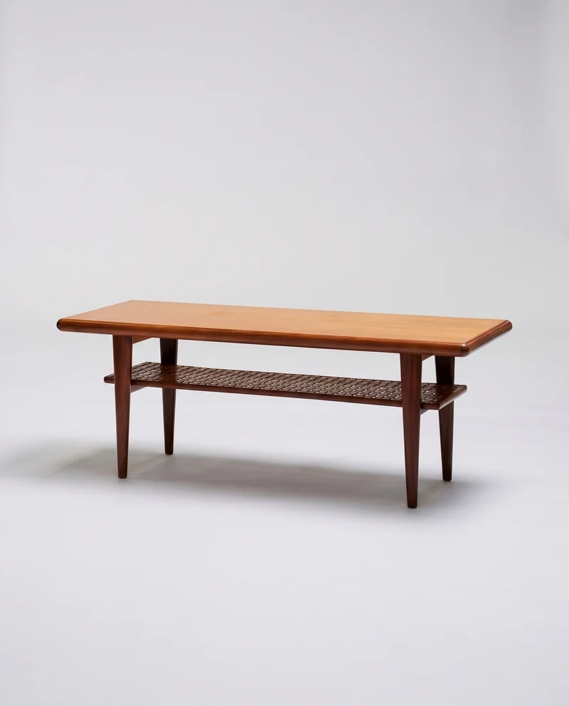 Teak coffee table, 1950s-1970s
