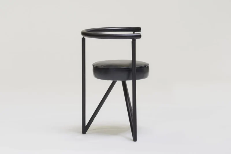 Set of 4 metal dining chairs 'Miss Dorn' by Philippe Starck