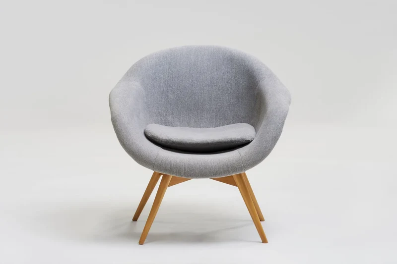 Fabric armchair by Miroslav Navratil