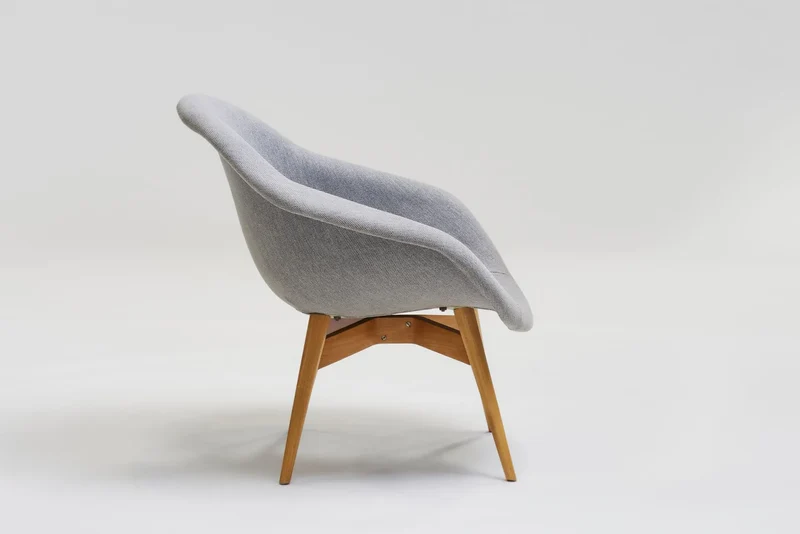 Fabric armchair by Miroslav Navratil